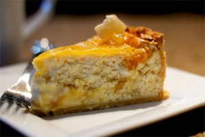 ginger lemon cheesecake