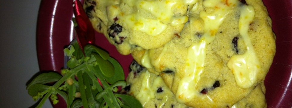 Cranberry Orange Christmas Cookies